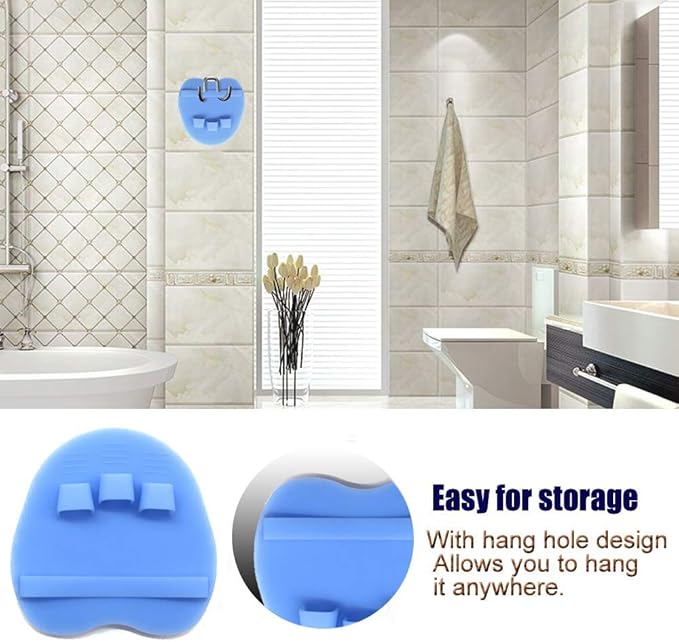 1 Pack Soft Silicone Shower Brush, Body & Face & Short Hair Wash, Bath - Image 3