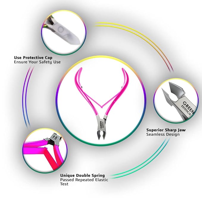 Professional Cuticle Trimmer Nail Cuticle Cutter Stainless Steel Cuticle Nippers - Image 2