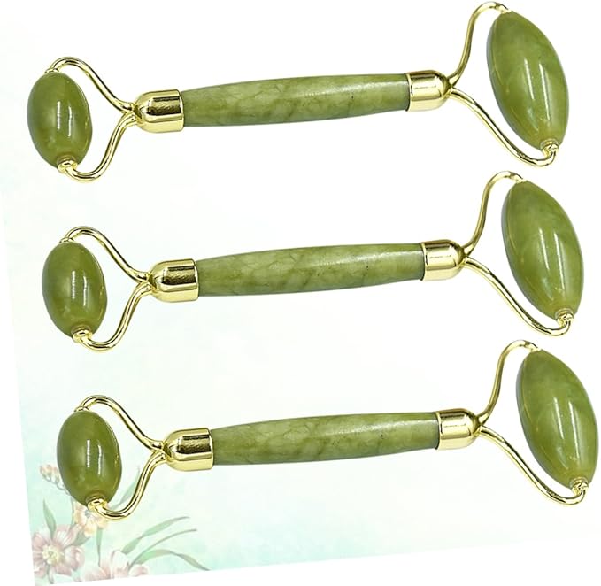 NOLITOY 3pcs Jade Roller Facial Massage Tool Portable Skin Care - Image 9