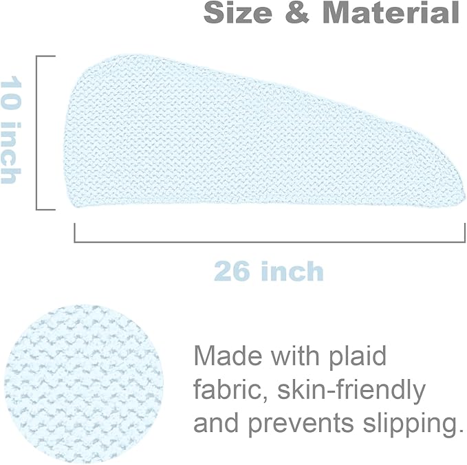 Microfiber Hair Towel for Women: Ideal Christmas Stocking Stuffer for Women - Image 2