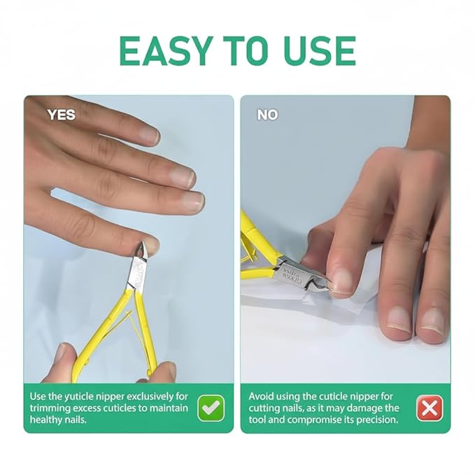 Professional Cuticle Trimmer Nail Cuticle Cutter Stainless Steel Cuticle Nippers - Image 7