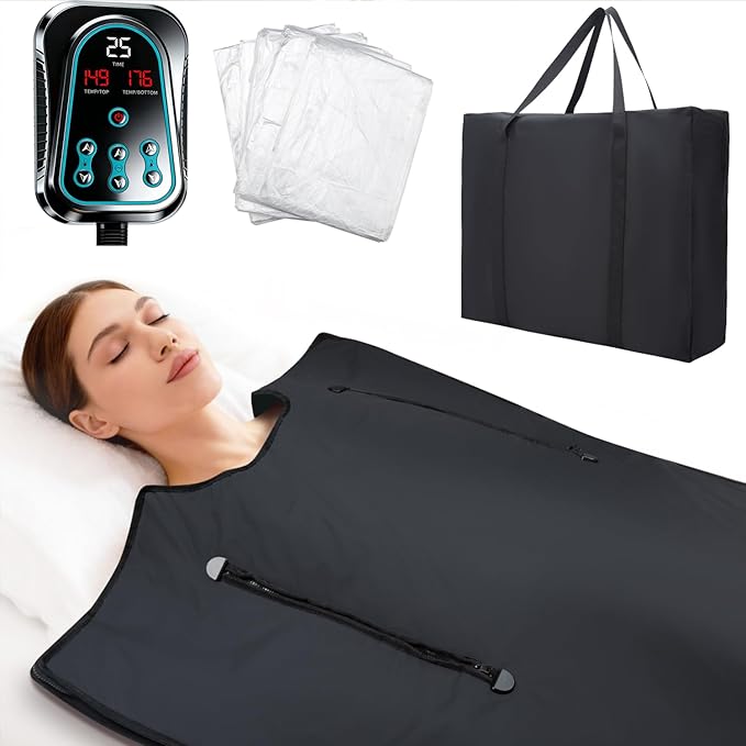 GENERAL ARMOR Dual-Zone Far-Infrared Sauna Blanket by GENERALARMOR