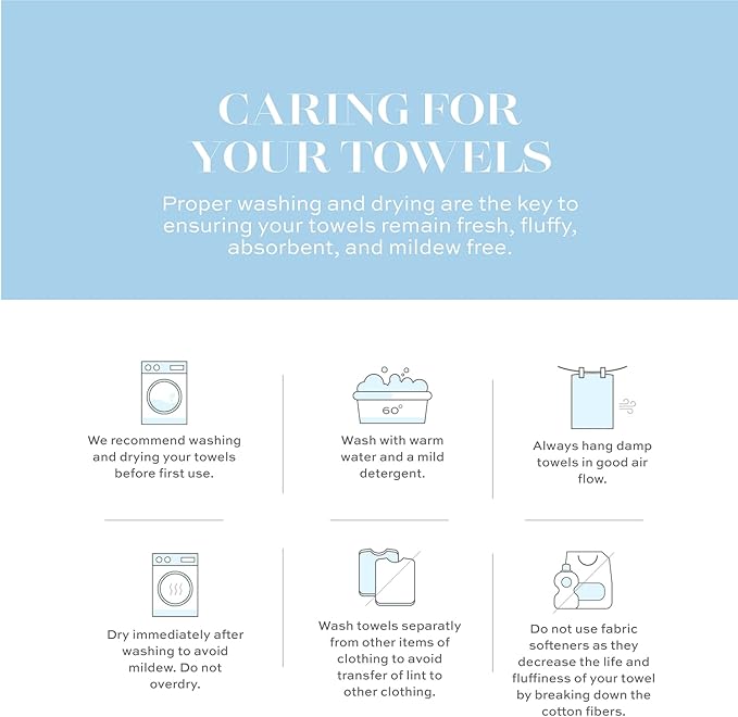 White Classic Luxury Bath Towels Large - Image 8