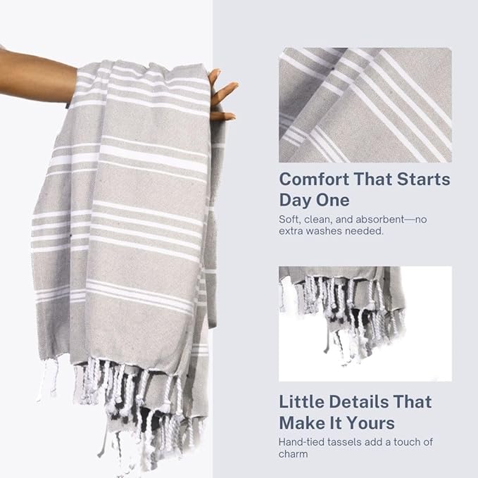 Cotton Turkish Beach Towel - Image 7