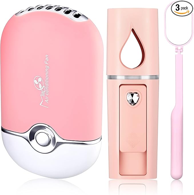Honoson 3 Pcs Nano Mister for Lash Extensions Mini USB Lash Fan Dryer for by Honoson