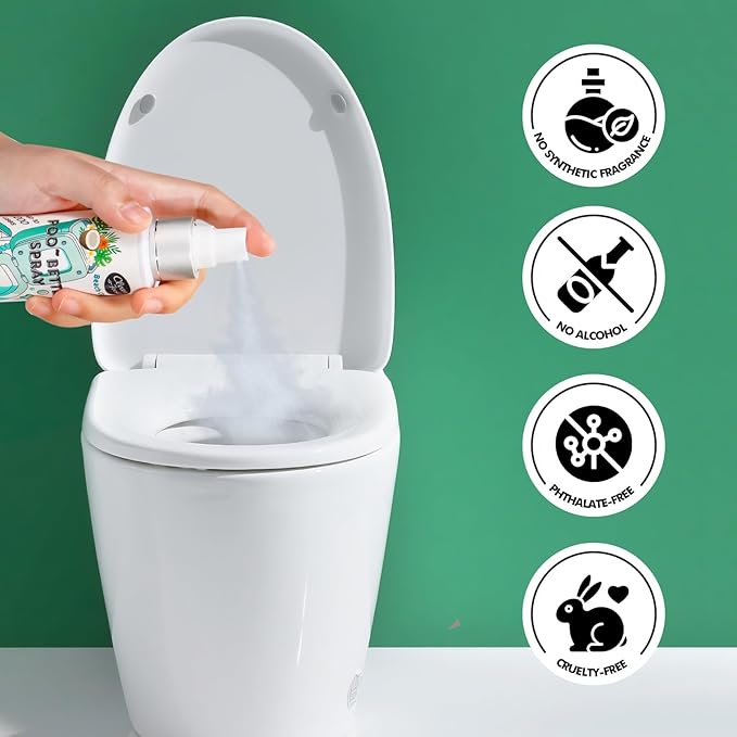 Clean-n-Fresh Toilet Spray 6.8 Fl.Oz, Poop Spray Beach Coco, Bathroom Air - Image 5