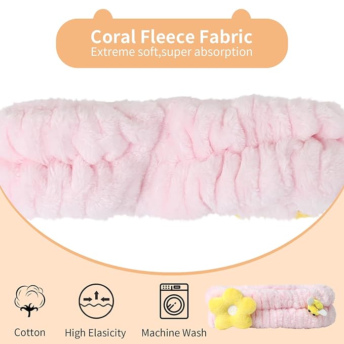 PERFECTSIGHT Kawaii Headband for Spa, Washing Face, Party - Image 3