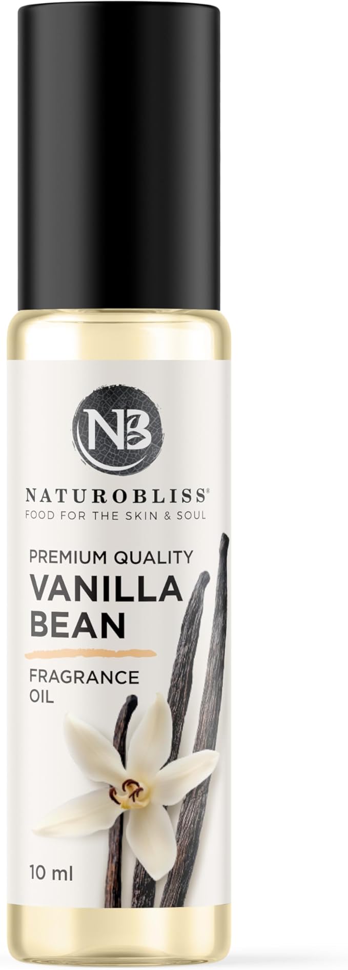 NaturoBliss Vanilla Perfume, Fragrance Oil Roll On 10 ml by NaturoBliss