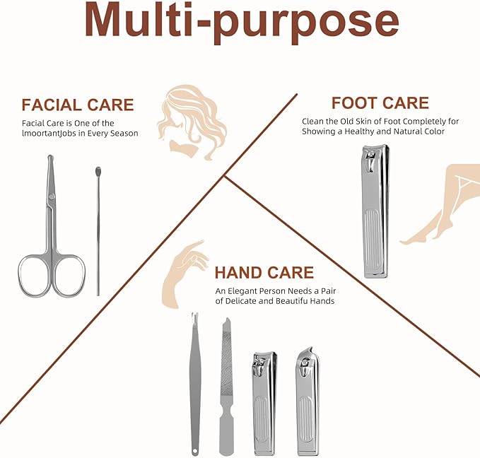 Premium Stainless Steel Nail Clippers Set - Image 3