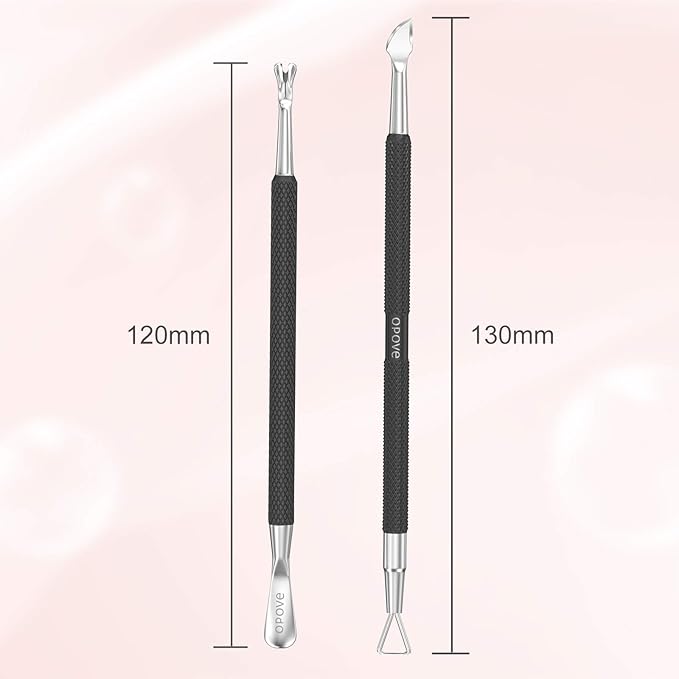 Cuticle Pusher Nail Polish Remover Stainless Steel Manicure Tool Set Gel Nail - Image 6