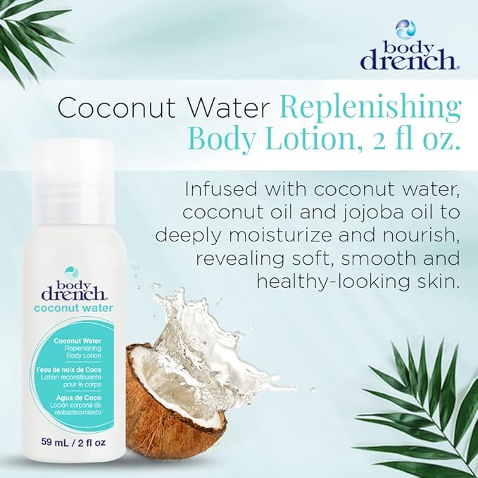 Body Drench Coconut Water Replenishing Lotion, 2 Fluid Ounce - Image 2