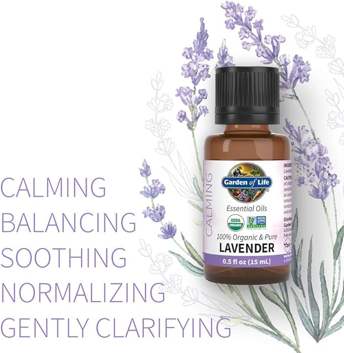 Garden of Life Essential Oil, Lavender 0.5 fl oz, 100% USDA Organic & Pure - Image 2
