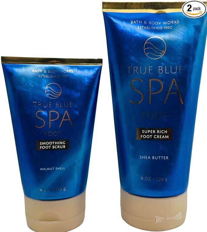 Bath and Body Works Super Rich Foot Cream and Foot Smoothing Foot Scrub Set of 2 by BathBodyWorks