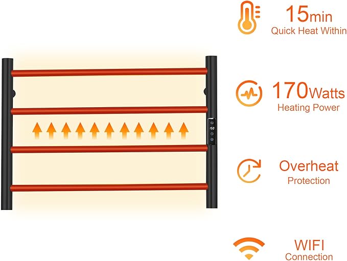 Electric Towel Rack with Voice Control - Image 5