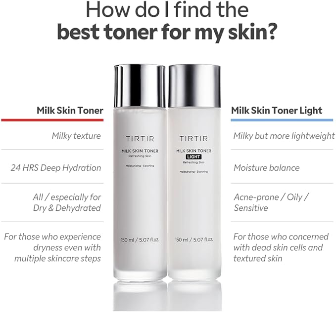 TIRTIR Milk Skin Rice Toner Light | Instant Hydration - Image 6
