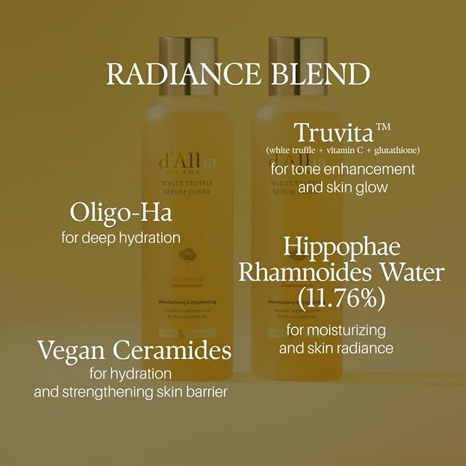 d'alba Piedmont White Truffle Vita Toning Serum Toner, Glass Skin - Image 7
