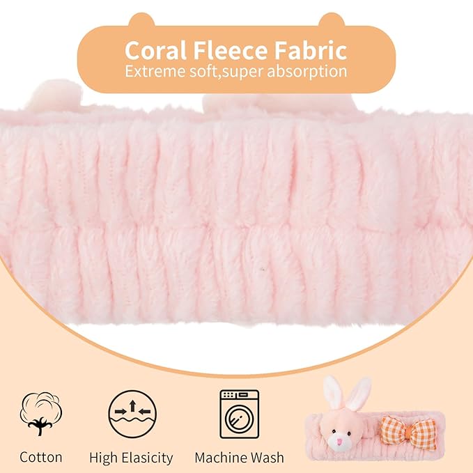 PERFECTSIGHT Kawaii Headband for Spa, Washing Face, Party - Image 3
