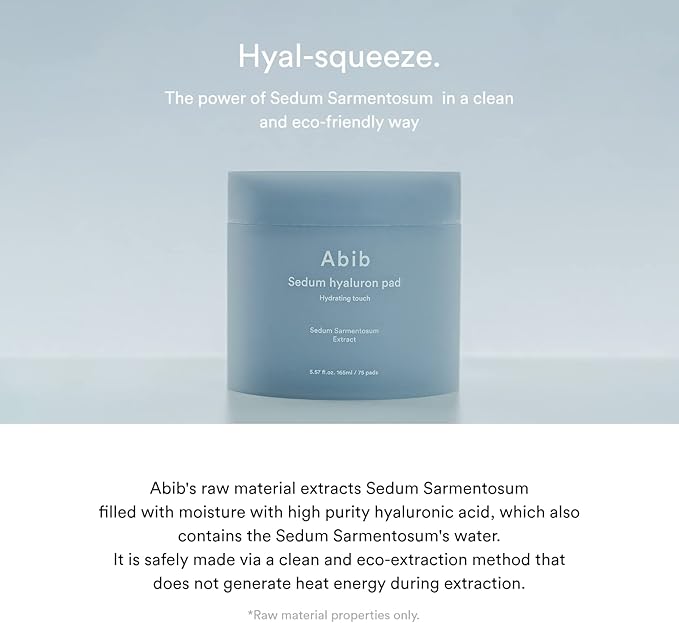 Abib Sedum hyaluron pad Hydrating touch | Hydrating - Image 3