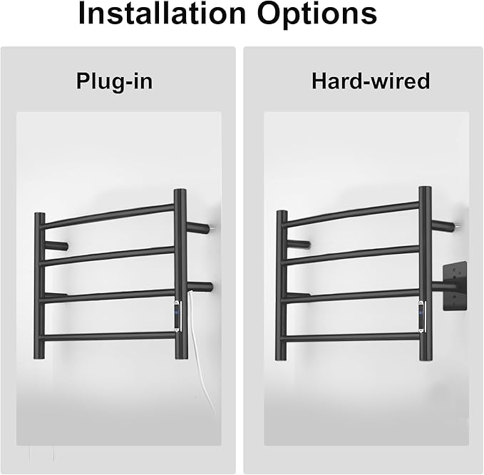 Electric Towel Warmer with Built-in Timer - Image 2