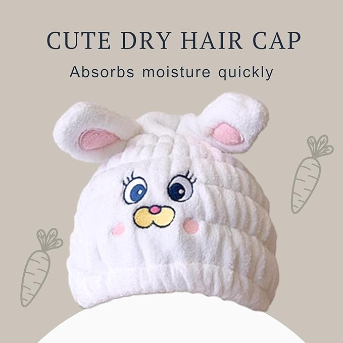 Microfiber Hair Towel Wrap for Kids, Absorbent Quick Girls Boys Hair Drying - Image 2