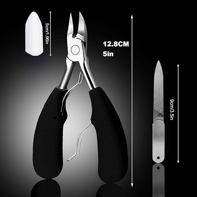 Ingrown Toenail File and Lifters Set, Professional Pedicure Tool Toenail - Image 2