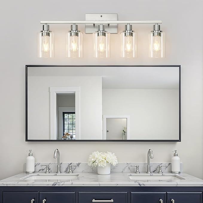 MOKATNG 5-Light Bathroom Light Fixtures, Vanity Light - Image 5