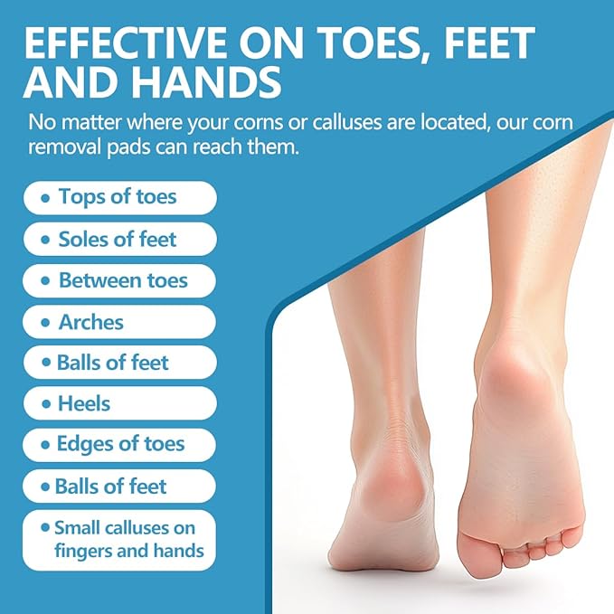 Corn removers for Toes feet Bottom of Foot Corn Remover, Corn Pads Callus - Image 5