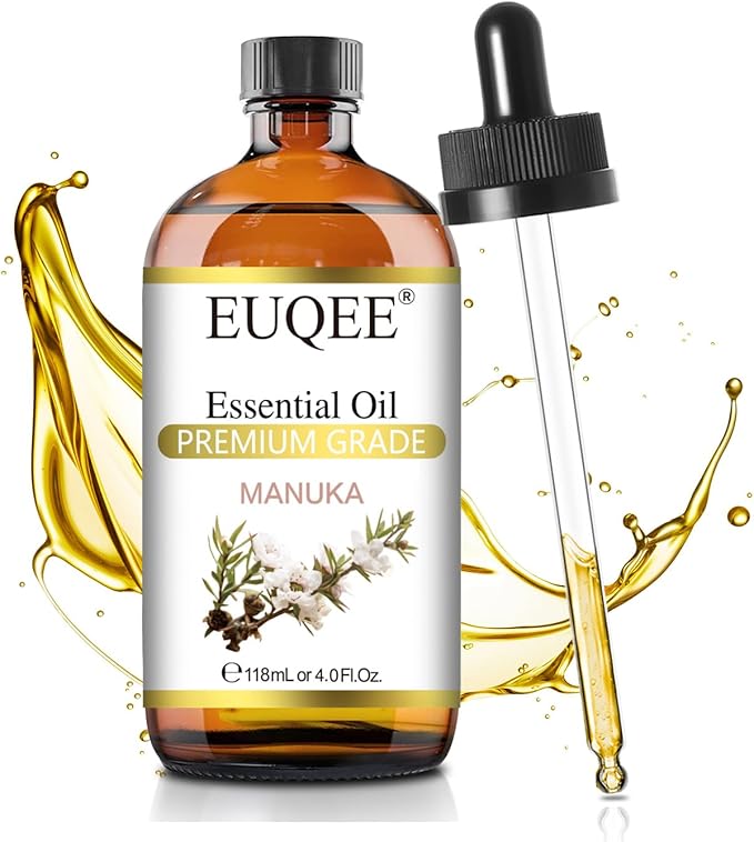 EUQEE Manuka Essential Oil 118ml Large Capacity Pure Manuka Oil by EUQEE
