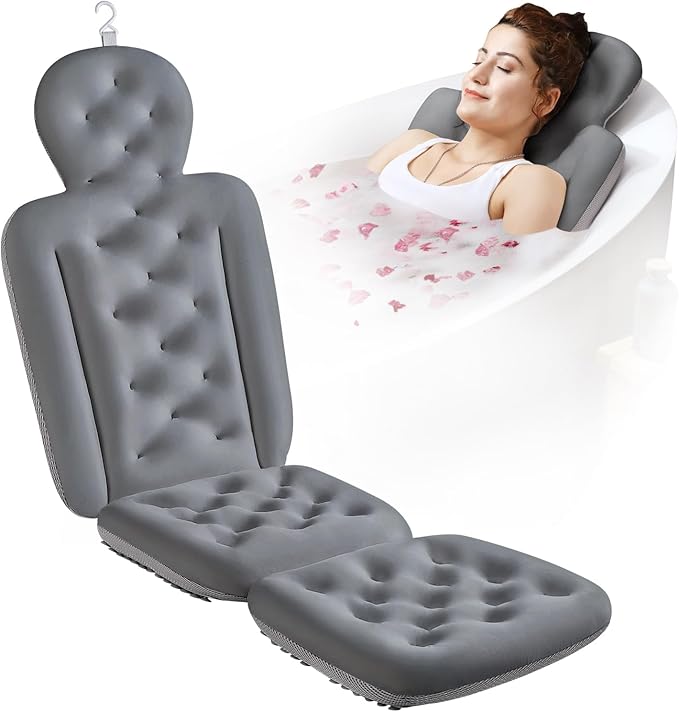 Full Body Bath Pillow for Bathtub, Thick Bathtub Cushion, Luxury Tub Pillow for by VOXOR