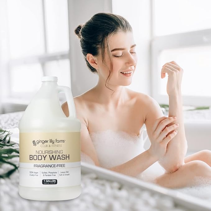 Ginger Lily Farms Club & Fitness Nourishing Body Wash, 100% Vegan & Cruelty-Free - Image 7