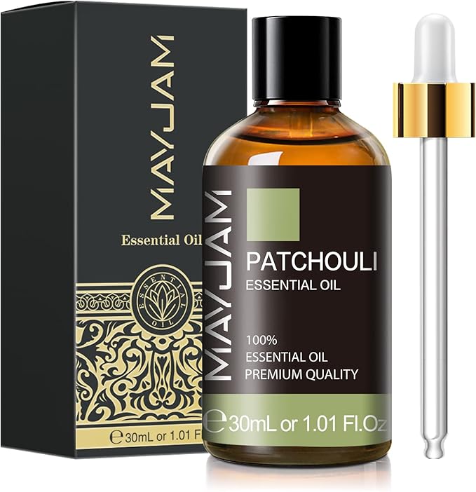 MAYJAM Patchouli Essential Oil, 1.01FL.OZ Essential Oils, Use - Image 2