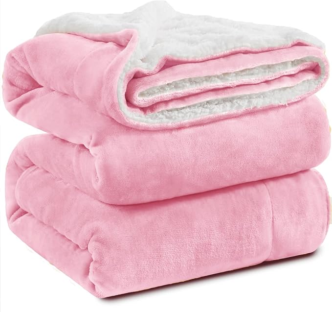 KAWAHOME Sherpa Fleece King Size Blanket by KAWAHOME
