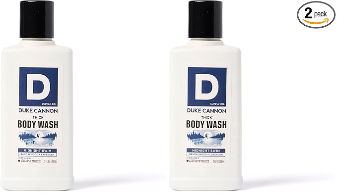 Duke Cannon THICK Body Wash for Men – High-Viscosity Shower Gel, Midnight Swim by Duke+Cannon+Supply+Co.