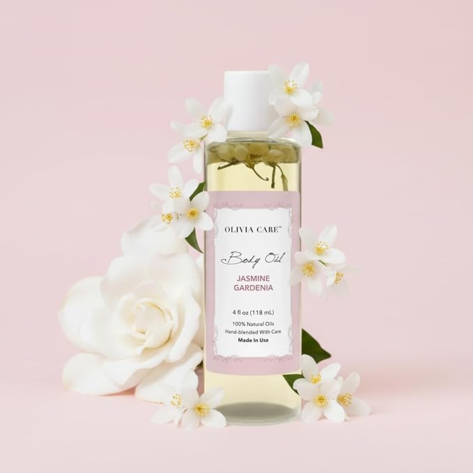 Olivia Care Jasmine Gardenia Body Oil Vegan & Natural Oil - Image 2