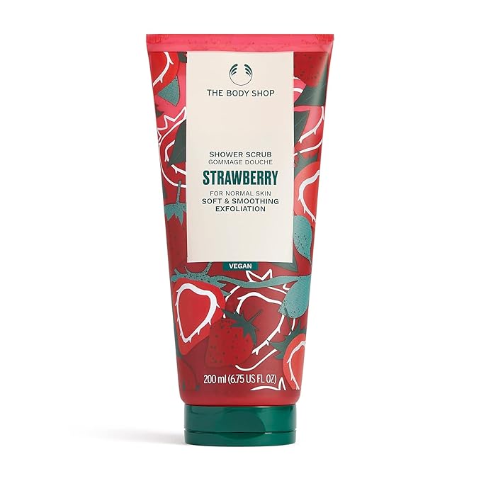 The Body Shop Strawberry Body Scrub Polish – Softening Smoothing Exfoliation – by TheBodyShop
