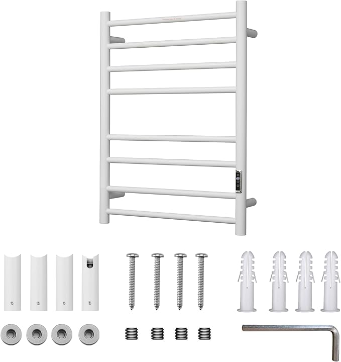 Heated Towel Racks for Bathroom, Wall Mounted Electric Towel Warmer Racks - Image 7