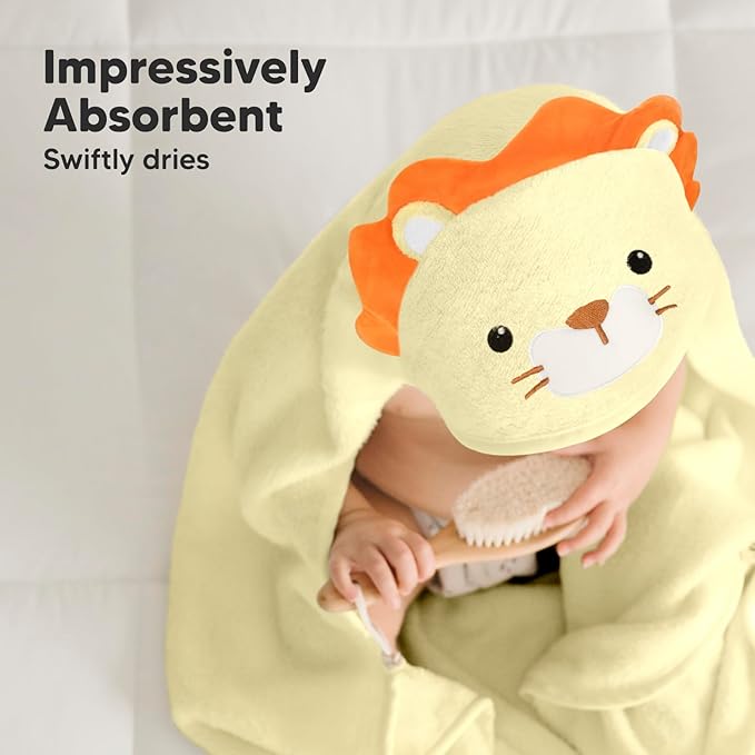 KeaBabies Hooded Baby Towel for Newborn - Image 5