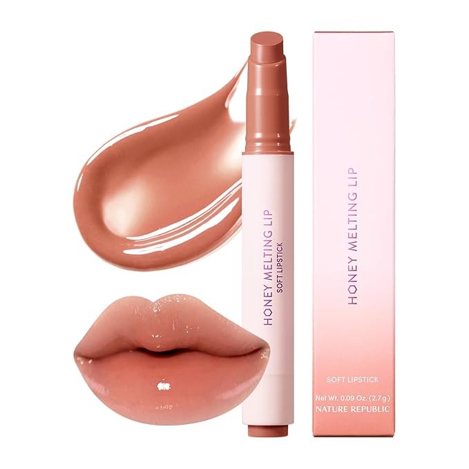 Nature Republic HONEY MELTING LIP SOFT LIP STICK, Hydrating Gloss, Moisturizing by NATUREREPUBLIC