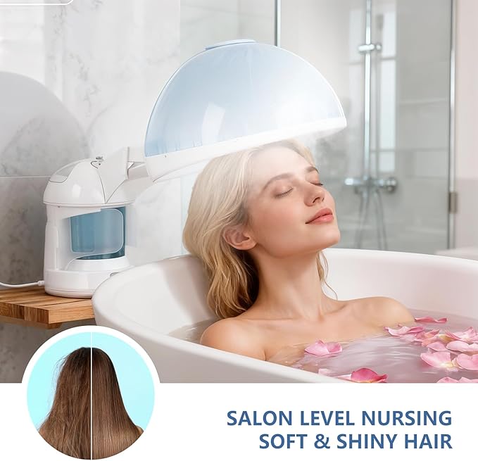 3 in 1 Facial Steamer, Hair Steamer, Air Humidifier Hot Mist Moisturizing - Image 3