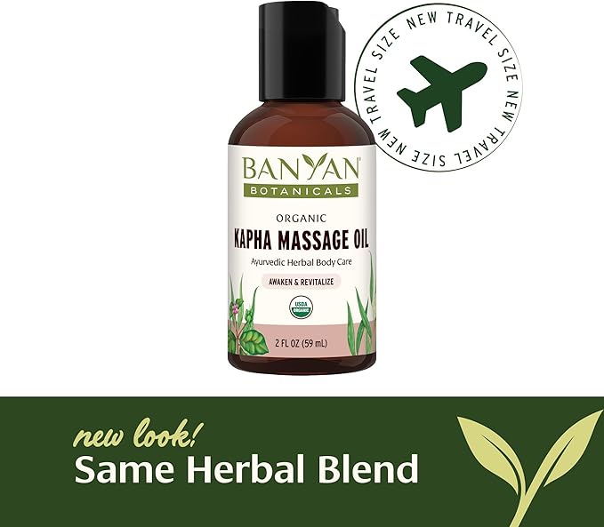 Banyan Botanicals Kapha Massage Oil – Organic Massage Oil - Image 3