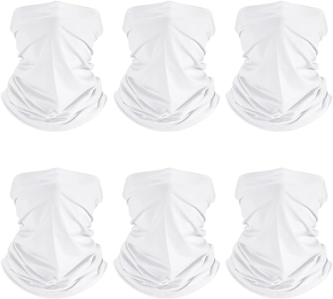 Geyoga 6 Pieces Summer UV Protection Cooling Neck Gaiter Face Clothing Neck by Geyoga