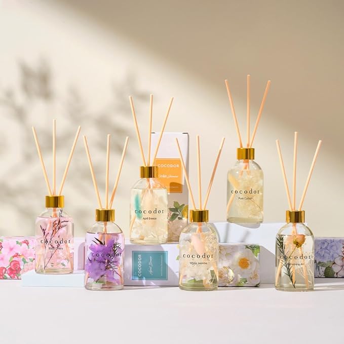 COCODOR Herbarium Reed Diffuser/Pure Cotton/6.7oz/ Fragrance Scent Essential - Image 7