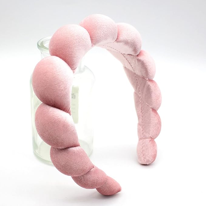 Headbands for Women, Cute Padded Fabric Hair Bands Wide Velvet Non Slip - Image 2