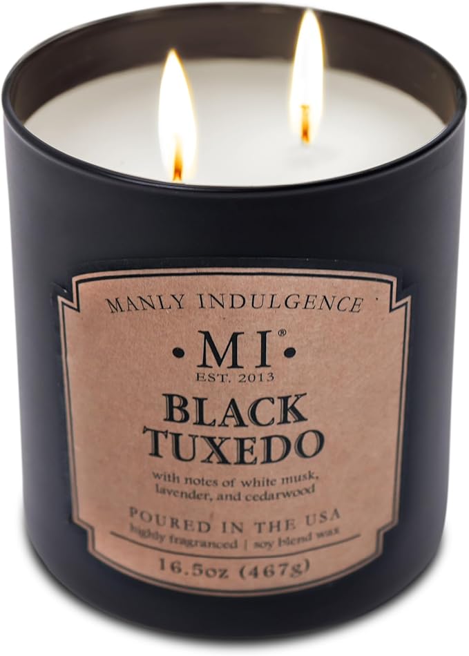 Manly Indulgence Black Tuxedo Candles - Image 3
