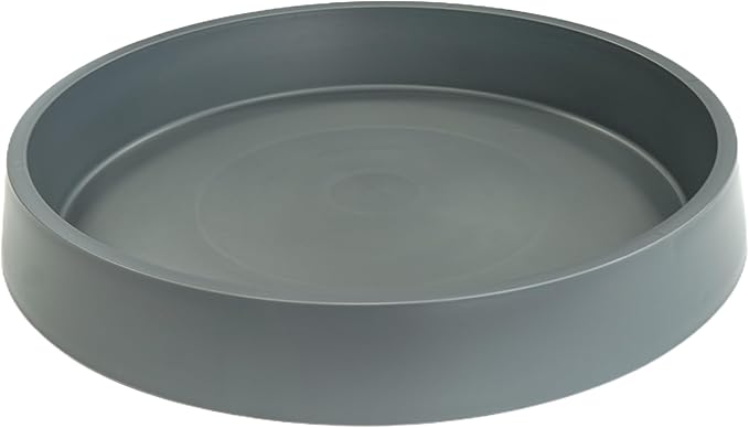 Plant Saucer Tray for Ceramic Plastic Pots, 8 inch Plant Saucers for Indoors by Bleuhome