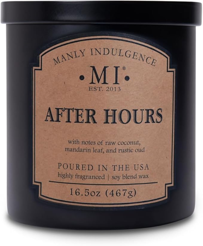 Manly Indulgence After Hours Scented Candles by ManlyIndulgence