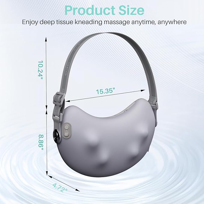 SKG Shiatsu Back Massager for Pain Relief Deep Tissue - Image 3