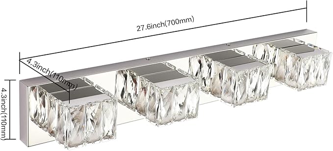 ZUZITO 4 Light Bathroom Vanity Light - Image 5