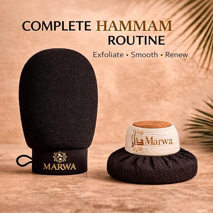 Moroccan Kessa Exfoliating Glove Rough – Deep Hammam Body Scrub Mitt by Dar - Image 8