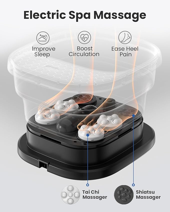 Puboo Collapsible Foot Spa Bath Massager - Image 3